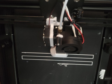 creality cr-30 biqu h2 upgrade direct drive mount extruder fan duct 5015 3d print model - Mito3D