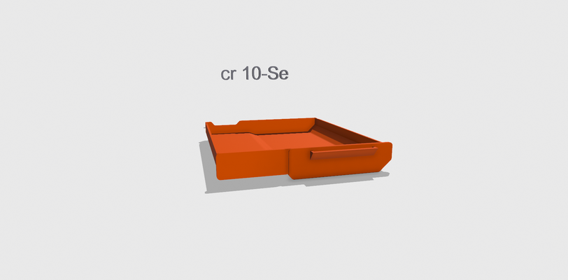 creality cr 10 se cassetto utensili cr10se titolare supporto pane 3d print model - Mito3D