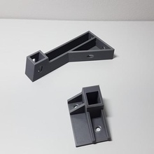 creality cr10s frame bracket 15x15 aluminum bars tool reinforcement clone e3d v6 mount hotend 3d print model - Mito3D