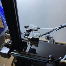 creality dual extruder mount cr10-s 3d_printer_parts 3d print model - Mito3D