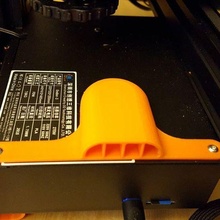 creality ender 3 board fan guard - slimmed tool cooling duct 3d printer parts 3d print model - Mito3D