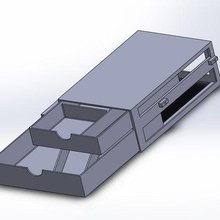 creality ender 3 pro dual cassetto mod attrezzo 3d stampante Accessori 3d print model - Mito3D