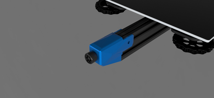 creality ender 3 v1 tensioning screw printer tensioner belt 3d print model - Mito3D
