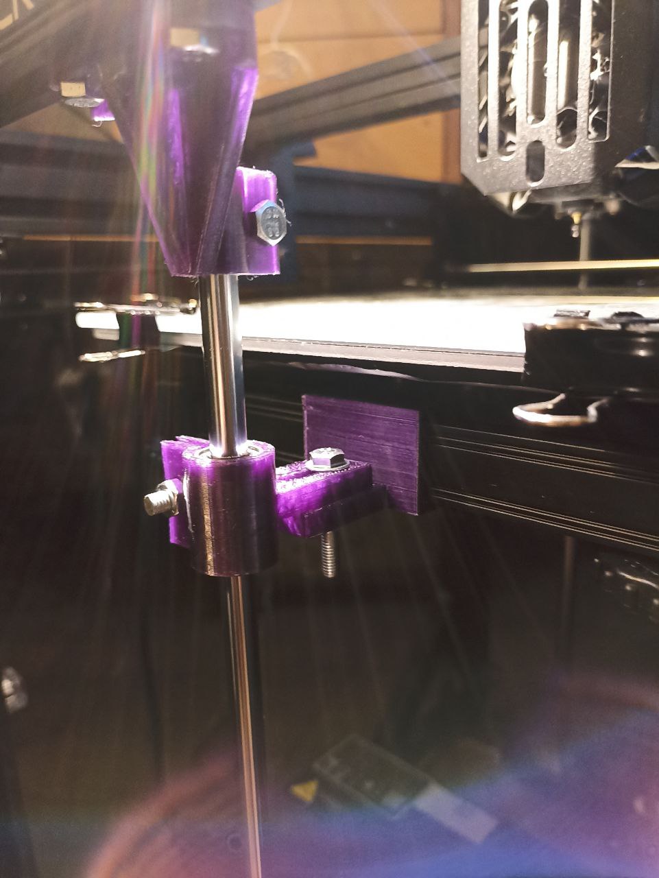 Realität Ender 5 s1 zusätzlich frontal axis Schiene Aktualisierung Bett Unterstützung 3D print model - Mito3D