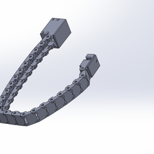 créalité ender 6 traîne chaîne zip ties 3d print model - Mito3D
