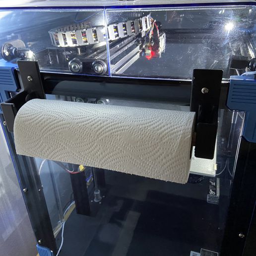 creality ender 6 carta roll titolare supporto introduttore 3D print model - Mito3D