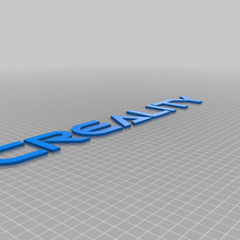 Creality logo kabartmalı ender 3 3d_printer_accessories 3d print model - Mito3D