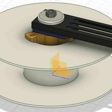 creality reel seat filament holder printer accessory 3d print model - Mito3D