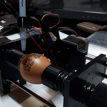 create eggbot draws eggs gadget plotter cnc robot drawing 3d print model - Mito3D