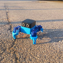 crear smartphone de control cuadrúpedo robot araña otto quad gadget el quadbot 3d print model - Mito3D