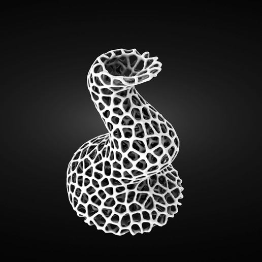 criativo decoração vaso 3D print model - Mito3D