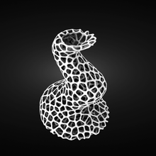creative decor vase 3d print model - Mito3D