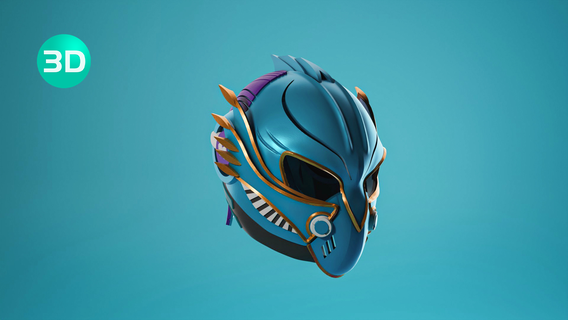 kreativ druckbar Maske Helm kommerziell verwenden Gesicht Cyberpunk futuristisch Design 3d Drucken Cosplay tragbar Kunst sci fi Kunde Feedback 3d print model - Mito3D
