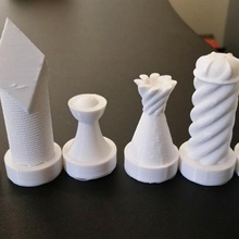 creativeweird chess set game 3d print model - Mito3D