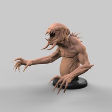 creature art 3d printing cr10 creatures sculputure sculptures 3d print model - Mito3D