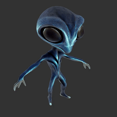creatura 1 alieno fase tavola gioco figura fai pittura ruolo 3d print model - Mito3D