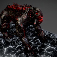 creatura orso gioco monster carattere modello 3d arte 3d print model - Mito3D