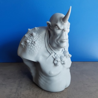 creature torso 01 art sculpt zbrush model sculpture monster 3d print model - Mito3D