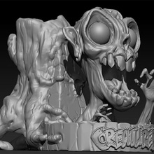 creaturebox zombie death-head pencil holder various case skull 3d print model - Mito3D