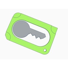 credit card key case tool 3d print model - Mito3D