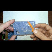 crédito cartão USB dirigir instantâneo transformador bala arma fogo 3d print model - Mito3D
