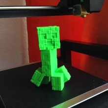 creeper gioco minecraft steve mojang 3d print model - Mito3D