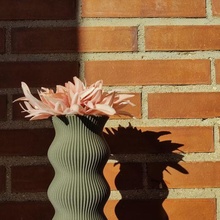 sarmaşık vazo dekor mat Toplamak çiçek ev dekoru asma 3d print model - Mito3D