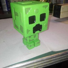 creeper jeu jouet art low poly 3d print model - Mito3D