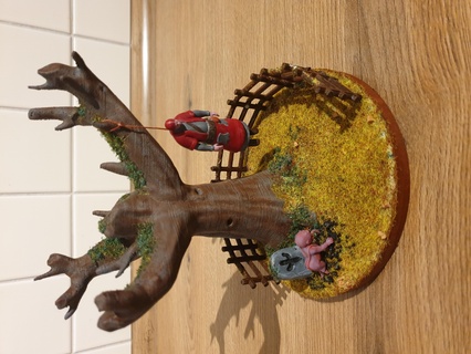 Siniestro brujo 3 diorama Arte modelo decoración árbol medieval imaginación geralt barón lápida sepulcral 3d print model - Mito3D