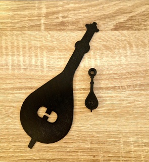 cretan lyra + keychain package souvenir 3d print model - Mito3D