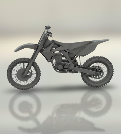 crf450r 2010 crf450 moto bicyclette moteur vélo two wheeled véhicule motard sport turbo roadster hachoir 3d print model - Mito3D