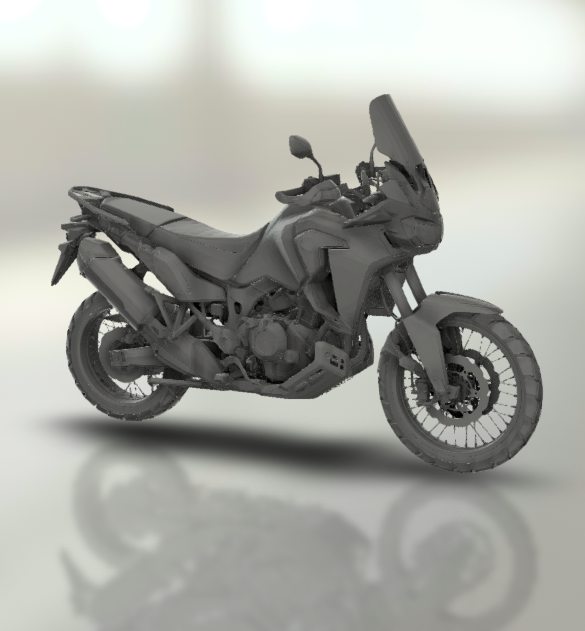 crf 1000l africa twin 1000 moto motorbike motorcycle bike motor bicycle two-wheeled vehicle biker sport turbo roadster chopper 3D print model - Mito3D