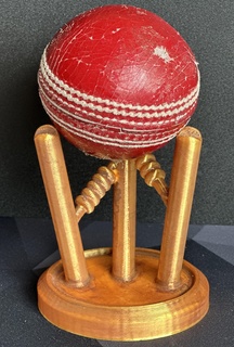 cricket ball stand trophy sports 3d print model - Mito3D