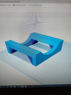 cricut jarra soporte 3d print model - Mito3D