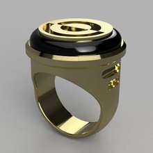 carmesim alvorecer anel jogos adereços 3d print model - Mito3D