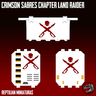 crimson sabres doors set space marines juegos modelos miniaturas 3d print model - Mito3D