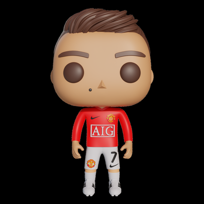 cristiano ronaldo funko popular juego hombre 3d print model - Mito3D