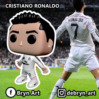 Cristiano Ronaldo pose siuuuu Christian funko pop cr7 réel madris 3d print model - Mito3D