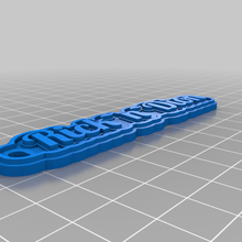 crnd customized keychains 3d print model - Mito3D
