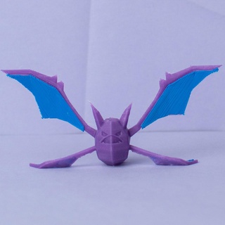 crobat low poly pokemon Game low-poly lowpoly faceted gen 2 ii second generation figure pokémon 3d print model - Mito3D