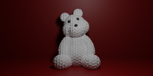 crocheted polar bear - christmas tree decoration Art #christmasxcults bear polar stuffed animal crochet ornament christmas  3d print model - Mito3D