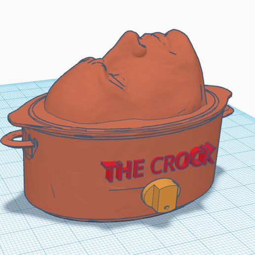 vasija maceta Arte rock cocina gracioso Dwayne Johnson 3D print model - Mito3D