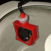 crock pot fan mount vapor smoothing tool parts 3d print model - Mito3D