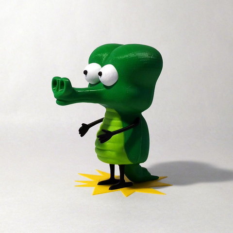 crocodile various 3D print model - Mito3D