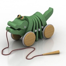 crocodile jouet 3d print model - Mito3D