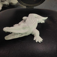 crocodile alligator animal sauvage vie croco art jouet l'eau 3d print model - Mito3D