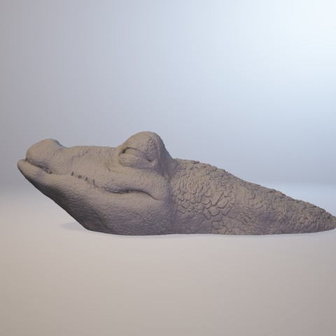 crocodile door stopper tool alligators animals 3D print model - Mito3D