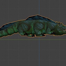de crocodile divers 3d print model - Mito3D
