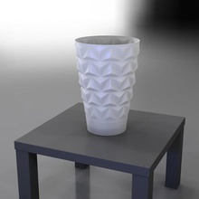 crocoskin - vaso série a casa vasos pot-flor-pot flor pote decoração utilidades domésticas o quarto arte moderno design escultura planta interior móveis 3d print model - Mito3D