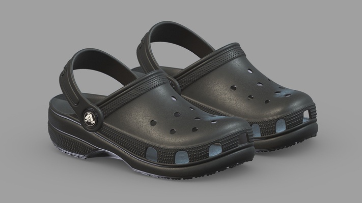 crocs classic clog mode 3d gedruckt schuhwerk krokodile klassisch verstopfen beiläufig komfortabel verstopft schuhe wasserdicht täglich tragen dauerhaft 3d print model - Mito3D